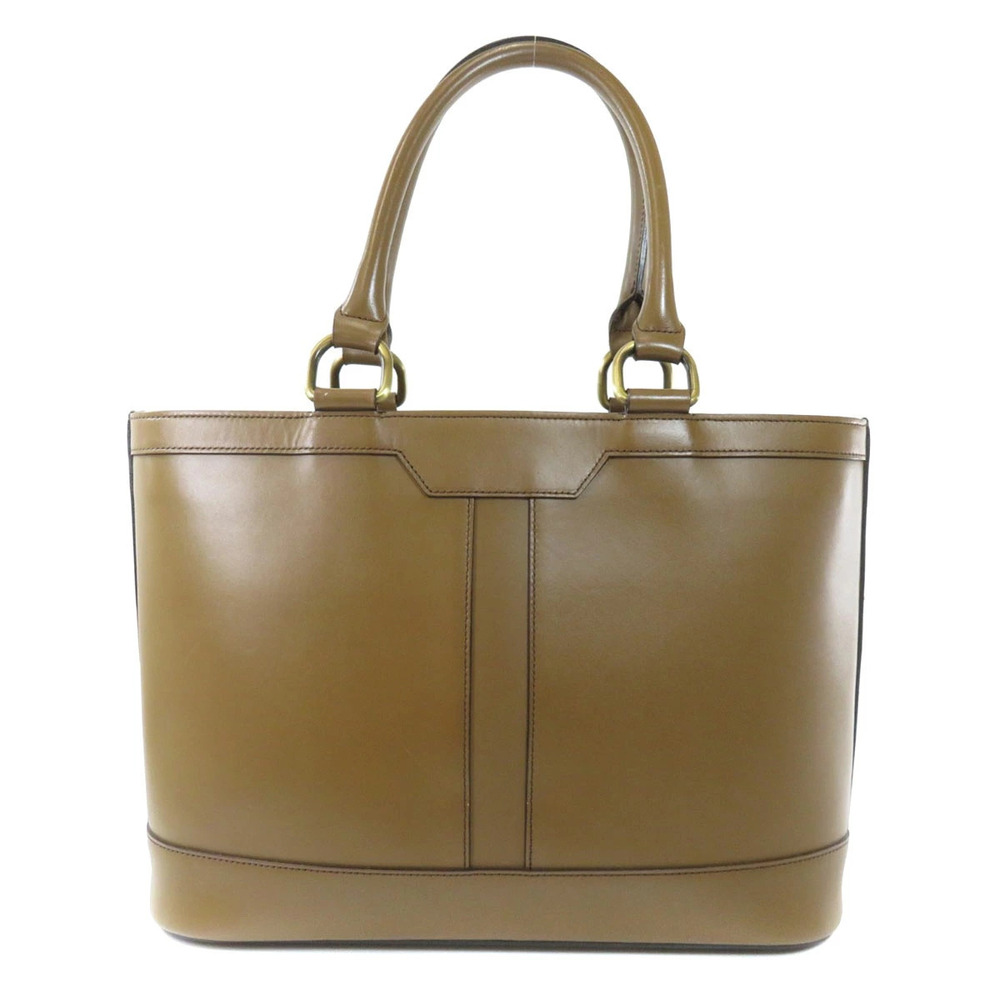 Burberry tote leather bag motif